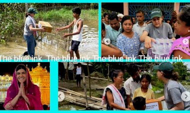 Ananya Birla Steps into the Mud to Help Assam Flood Victims