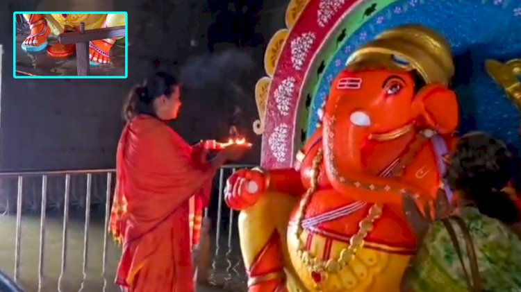 Krishna River Water Touches the Feet of Mahaganpati